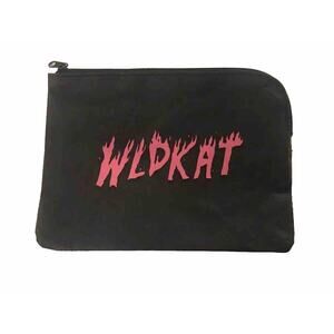 WLDKAT Paper makeup pouch ecofriendy reusable black pink skin travel bag Gothic